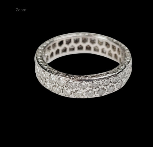 Art deco two row eternity band
SKU: 4956