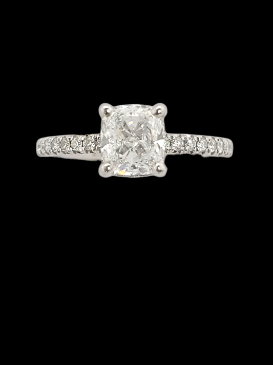 1.12ct D IF cushion cut diamond ring
SKU: 8411