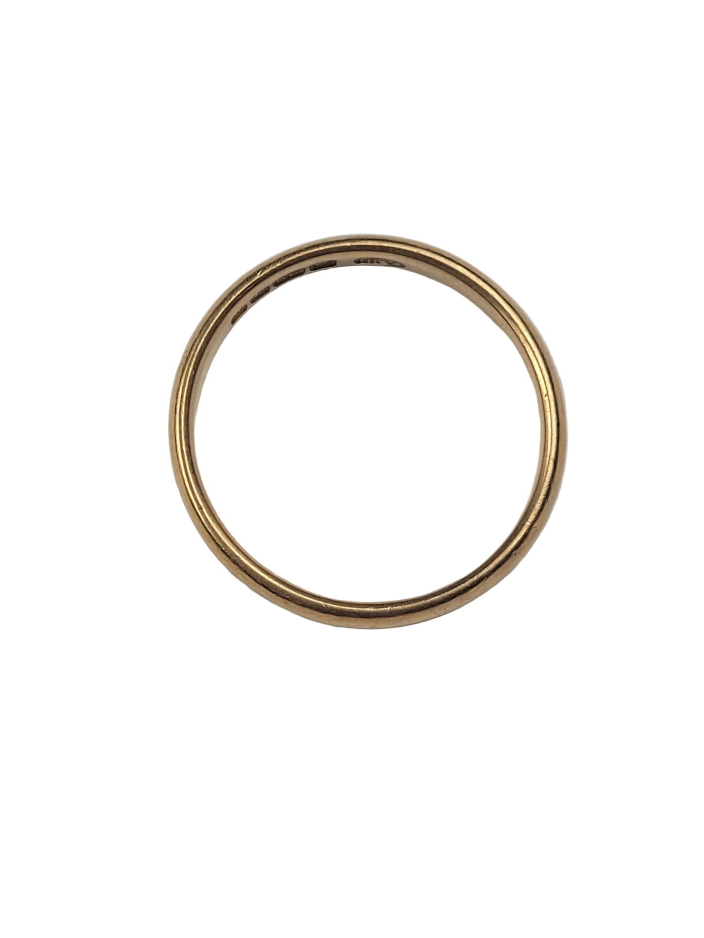 Traditional 22ct buttery yellow gold wedding band sku 8988