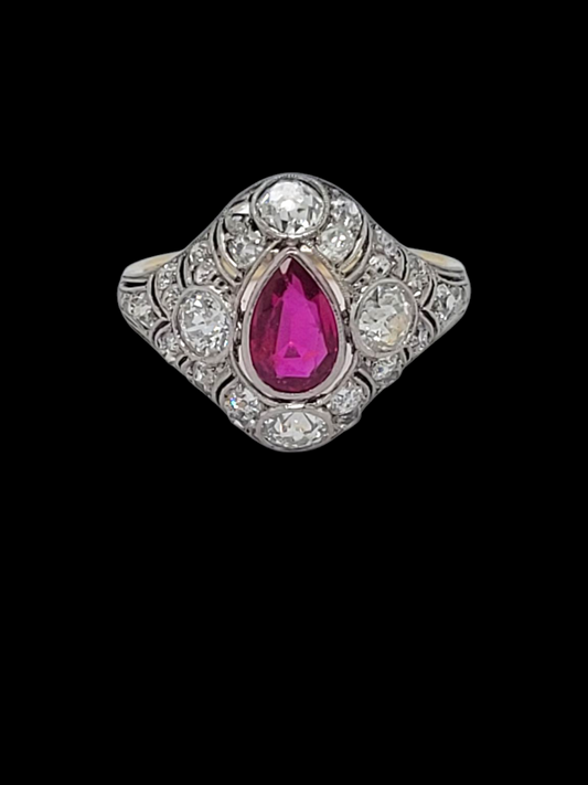 Gorgeous Edwardian ruby and diamond ring
SKU: 8036