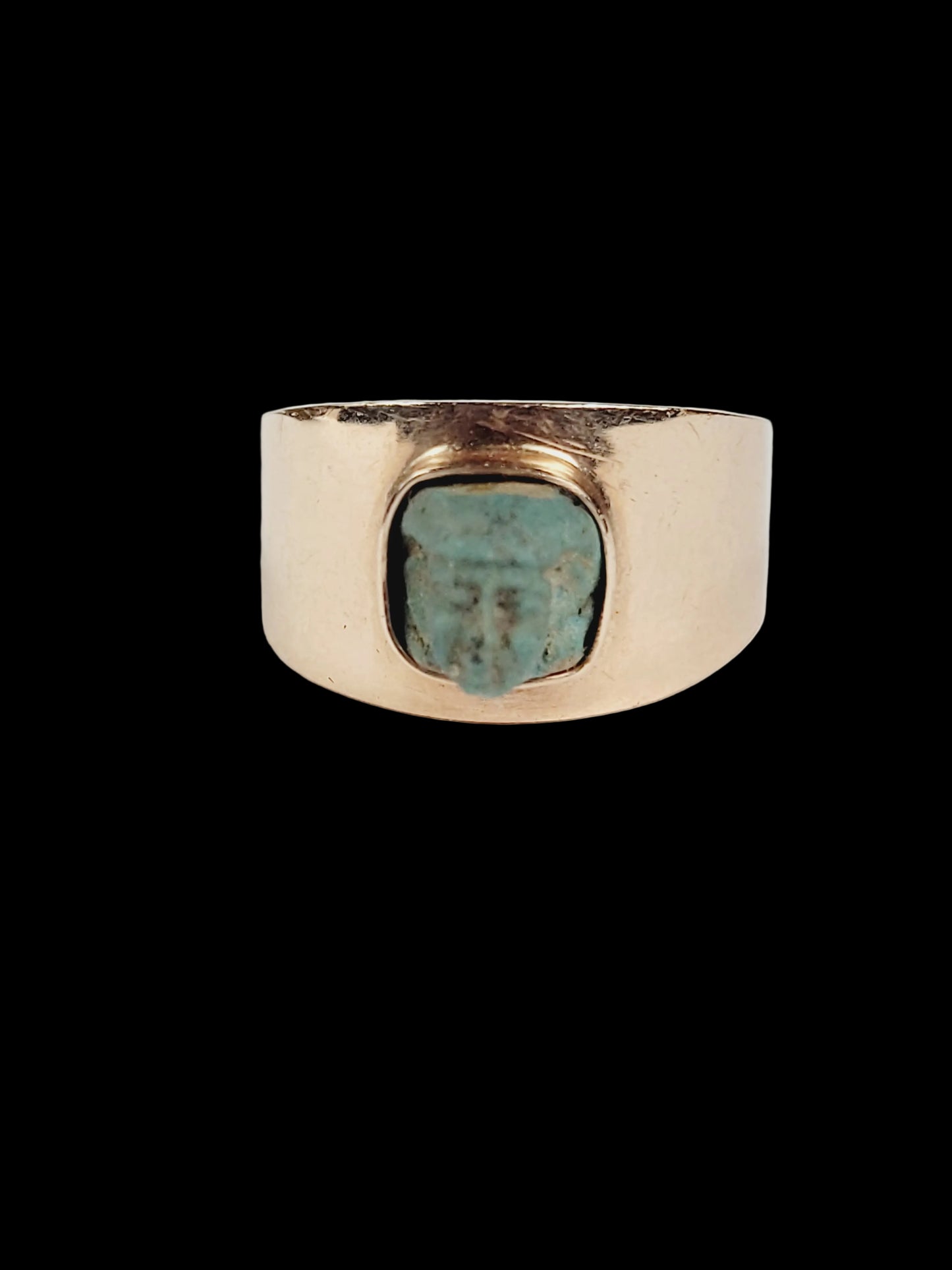 Ancient Egyptian Pharaoh Georgian Grand Tour ring sku 8835