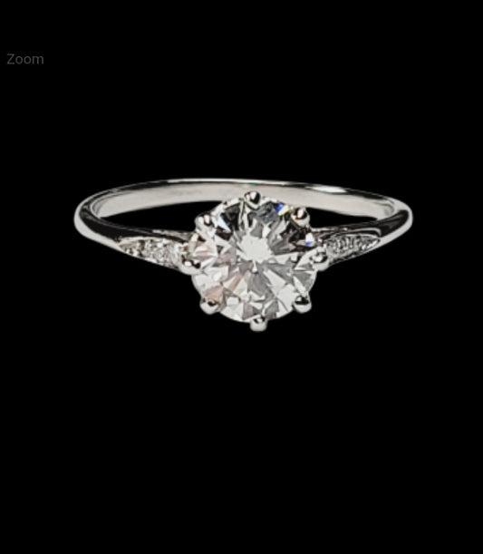 1.01ct art deco diamond engagement ring
SKU: 5106