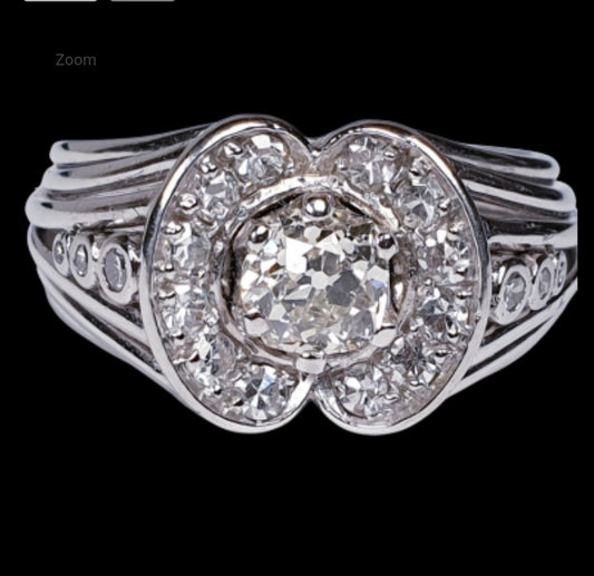 1940's Diamond Cluster Ring
SKU: 3780