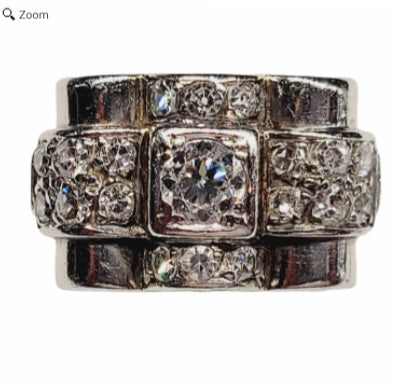 Art deco diamond ring