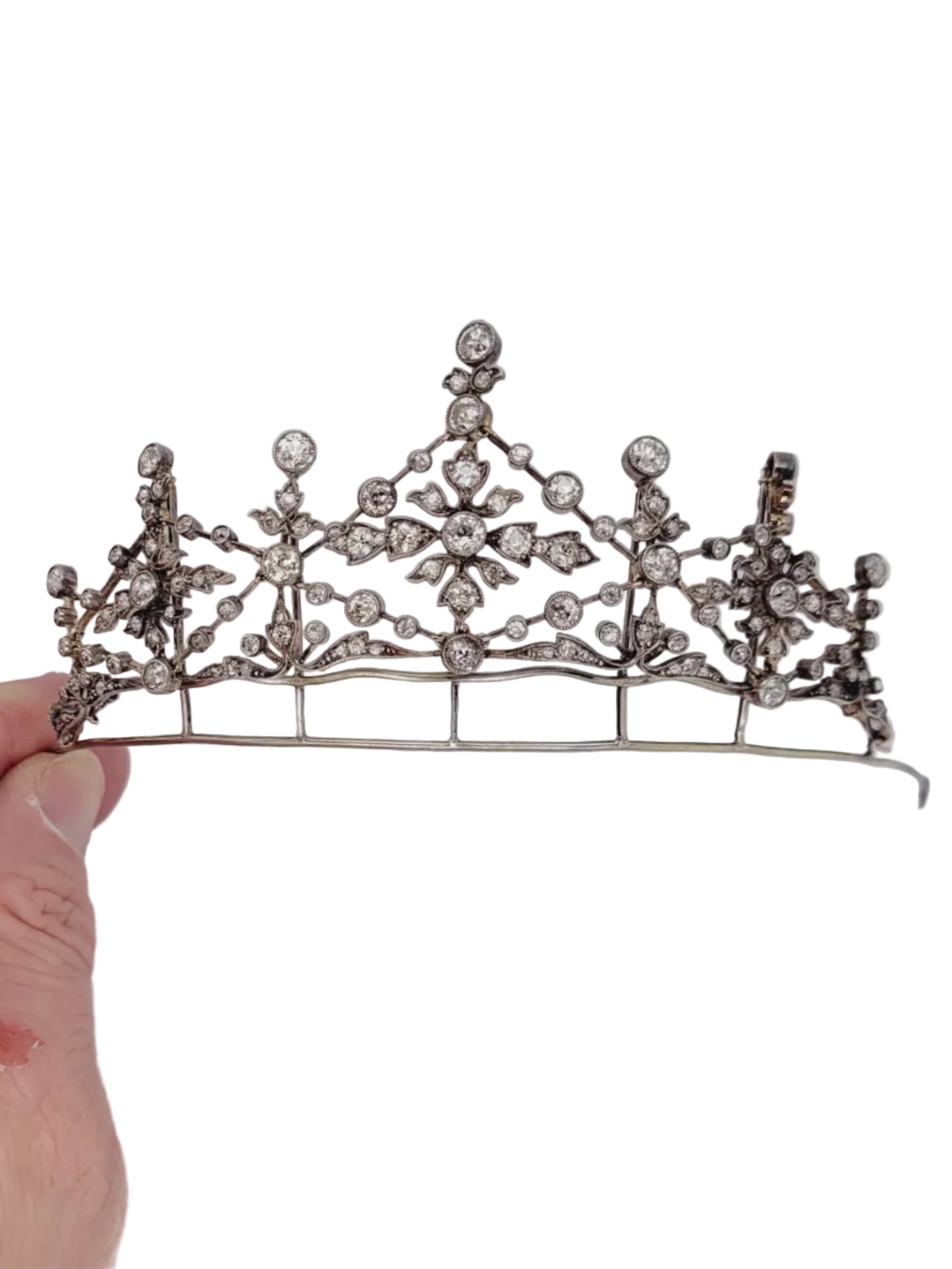 Antique diamond Tiara / necklace sku 9077