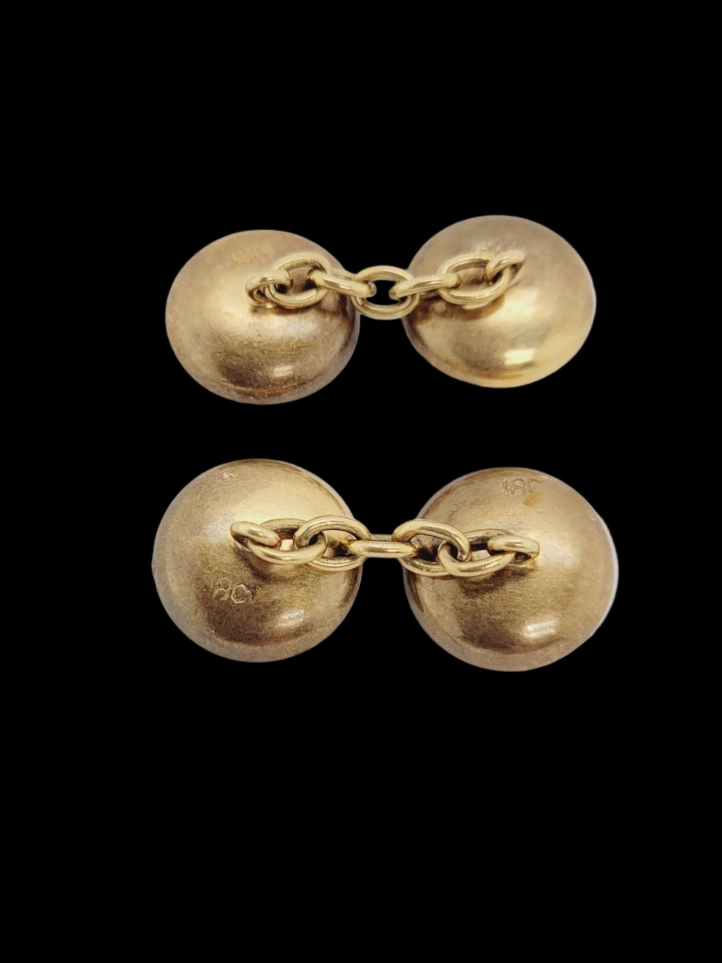Antique mother of pearl and diamond cufflinks sku 8816