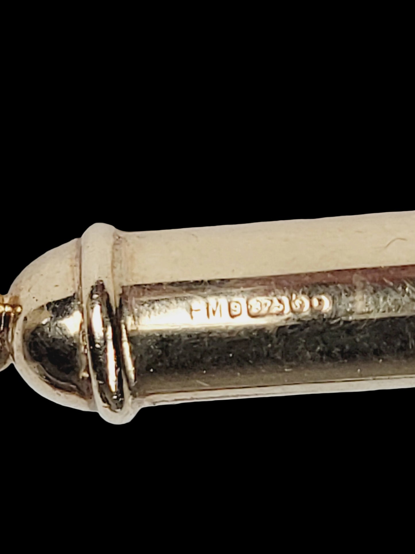 Antique gold whistle charm pendant sku 8716