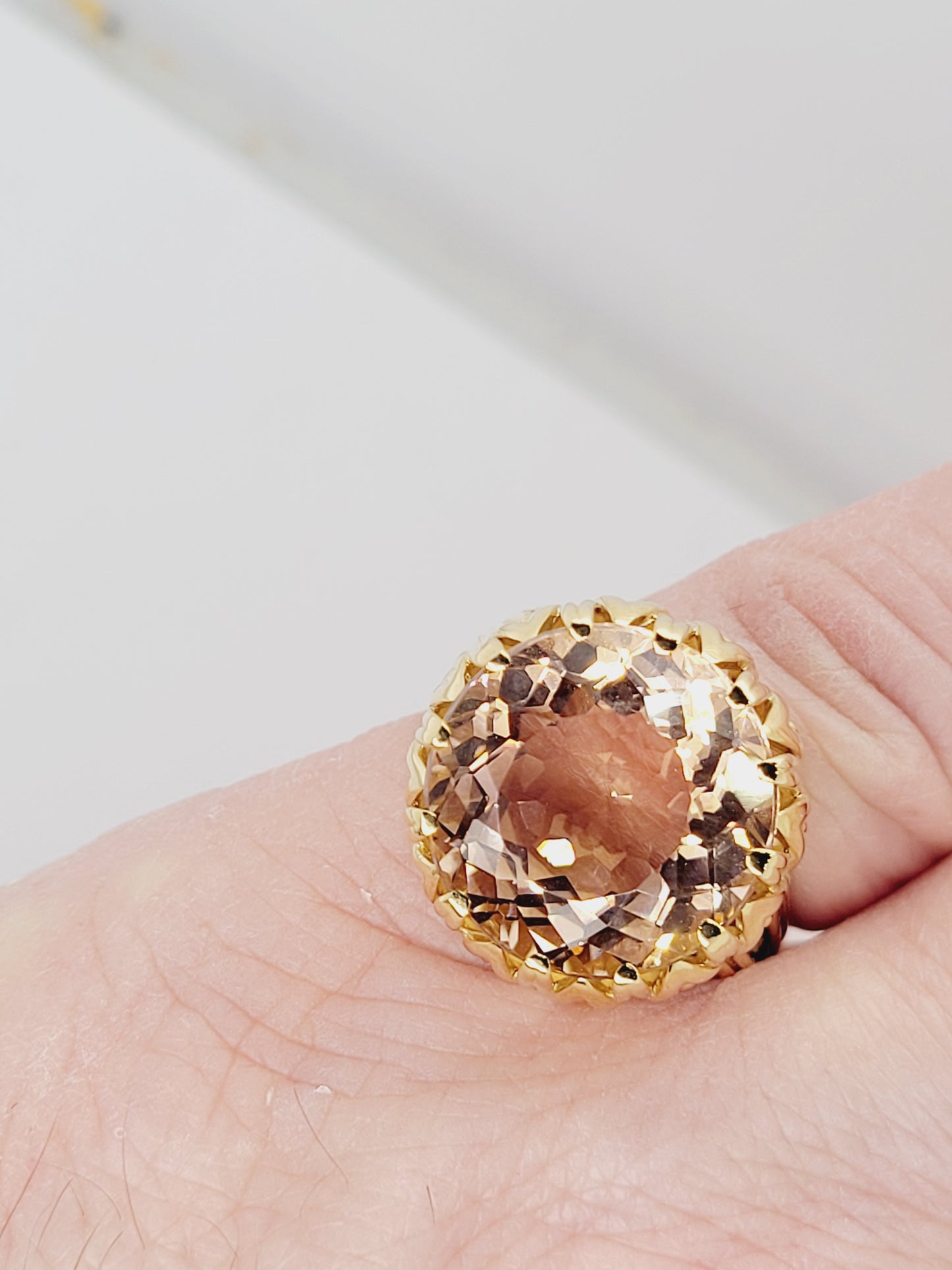 Vintage Tiffany Morganite dress ring
sku 8542