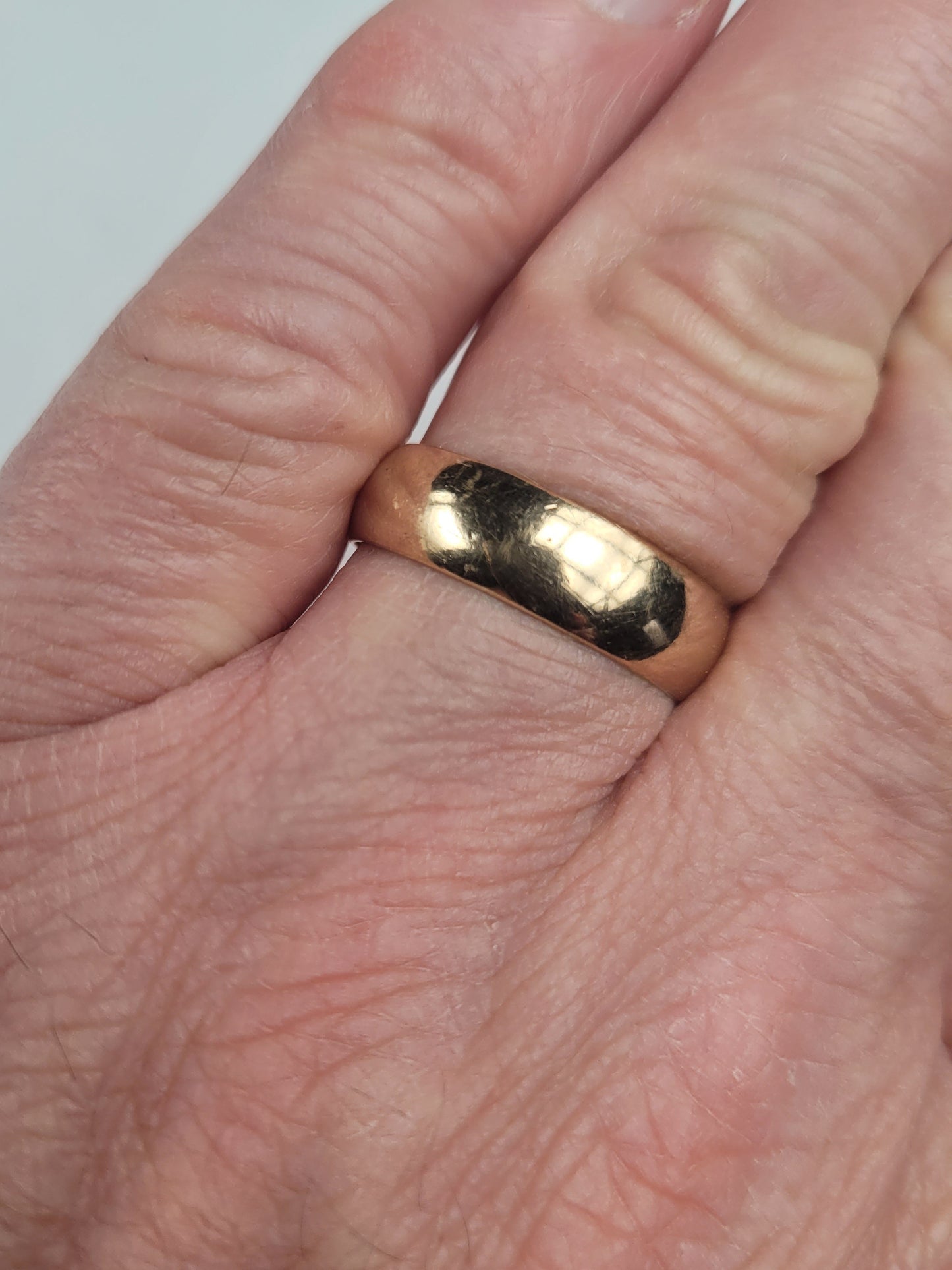 9ct yellow gold wedding band sku 9156