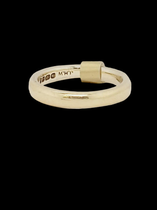 18ct yellow gold wedding band sku 8847