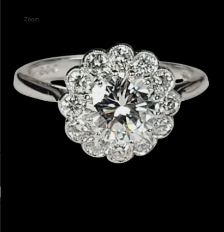 Halo diamond engagement ring
SKU: 4965
