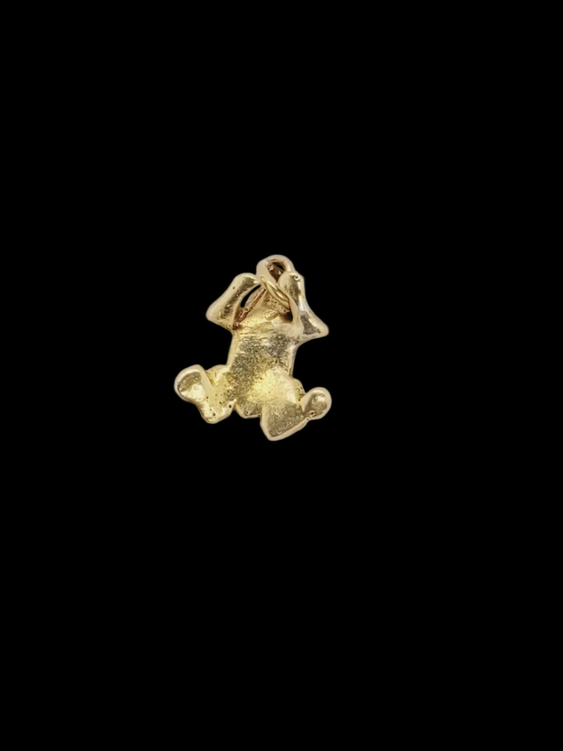 Baby demantoid garnet frog pendant sku 8826