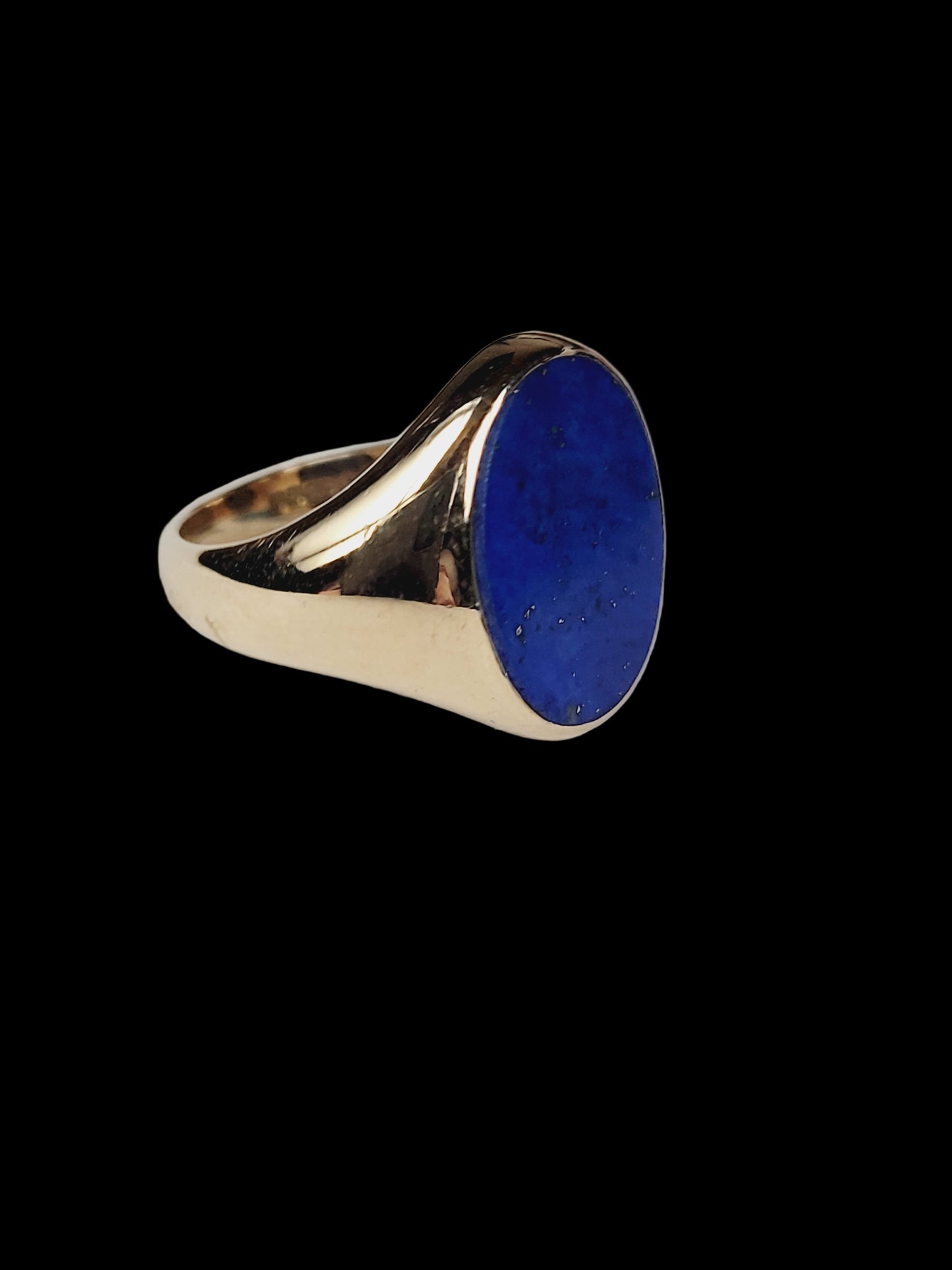 Lapis lazuli 9ct yellow gold signet ring
SKU: 8604