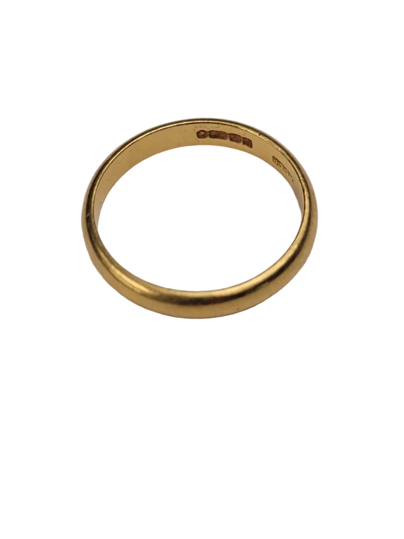 Traditional 22ct gold wedding ring sku 8989