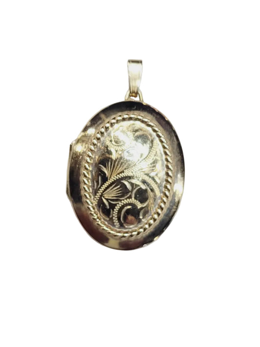 9ct gold locket sku 9158