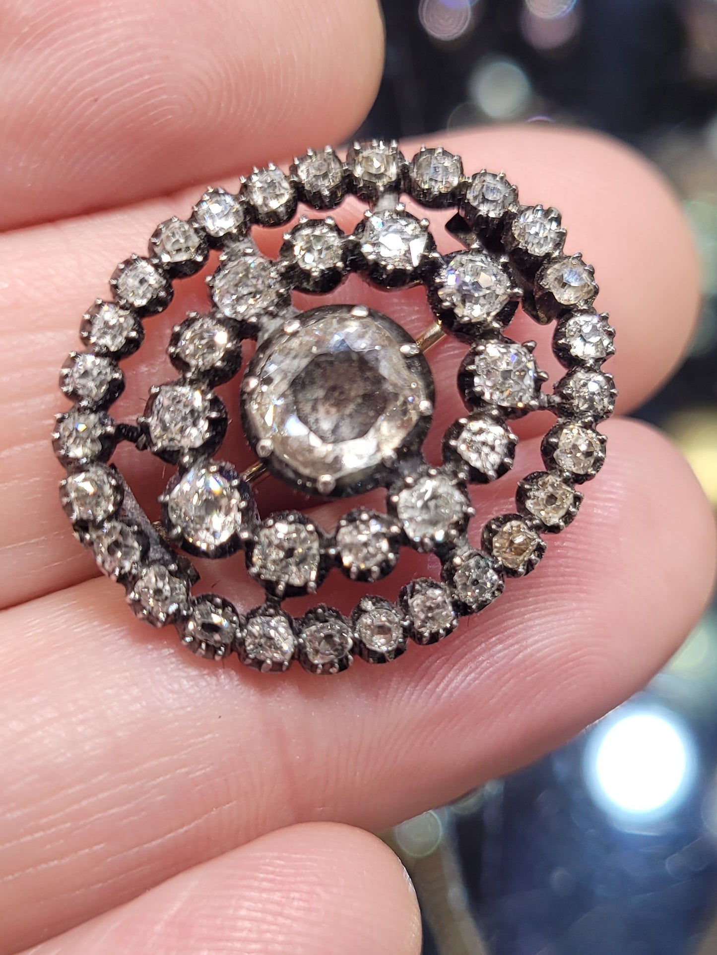 18th century old cut diamond cluster
SKU: 8174