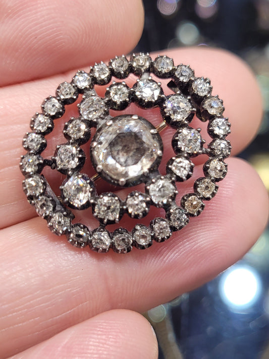 18th century old cut diamond cluster
SKU: 8174
