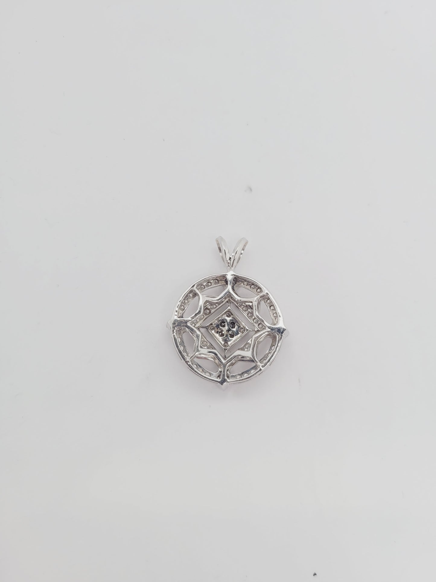 Modern diamond pendant sku 9142