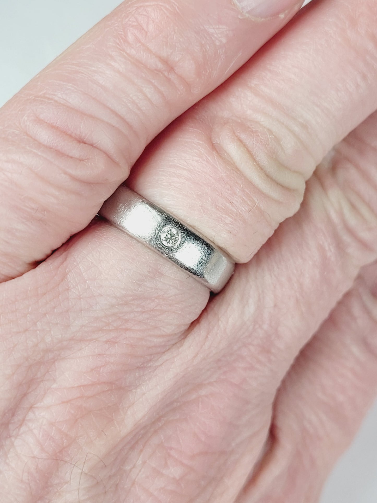 Platinum 5.5mm wedding band sku 8849