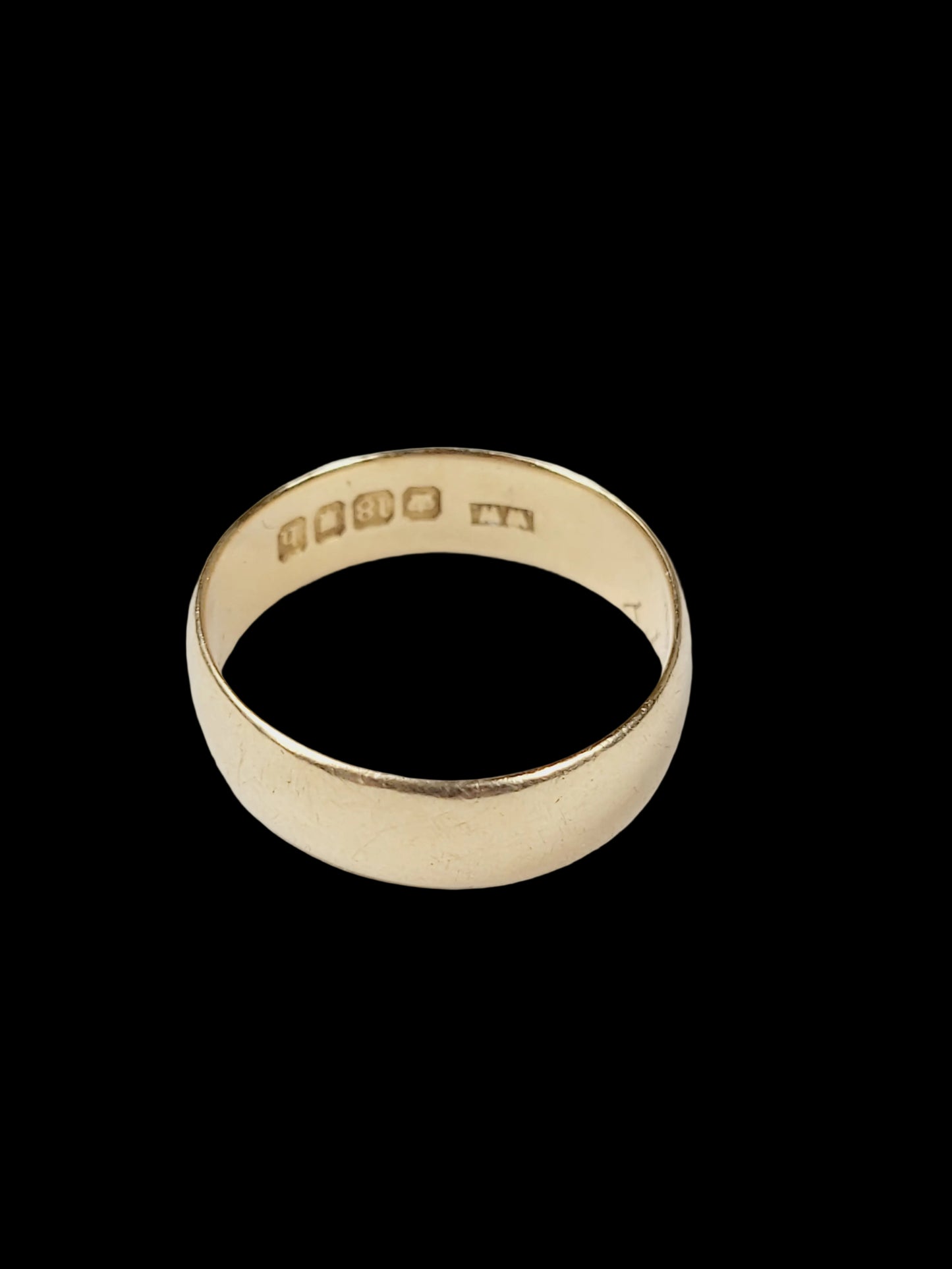18ct gold wedding band sku 8903