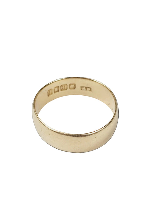 18ct gold wedding band sku 8903