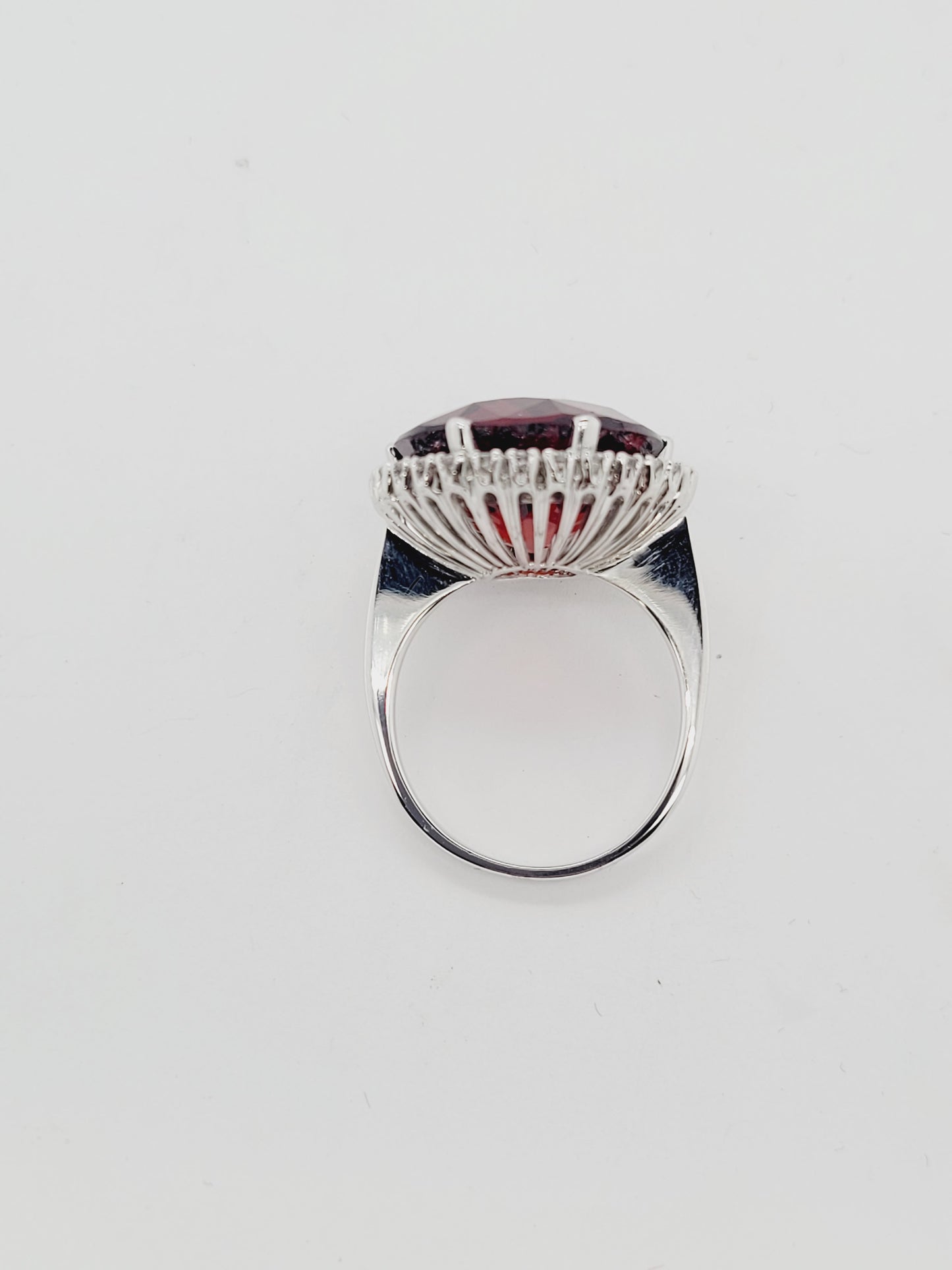 Garnet and diamond cluster dress ring
sku 8543