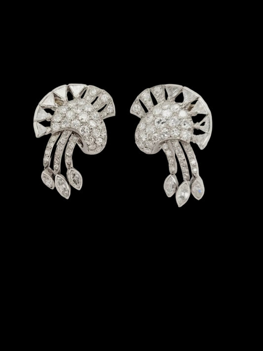 Art deco diamond earrings
SKU: 8628