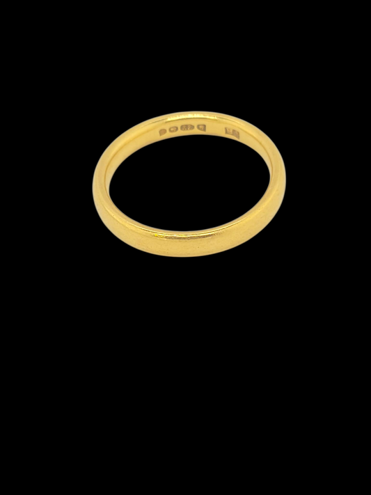 22ct gold wedding band
SKU: 8482