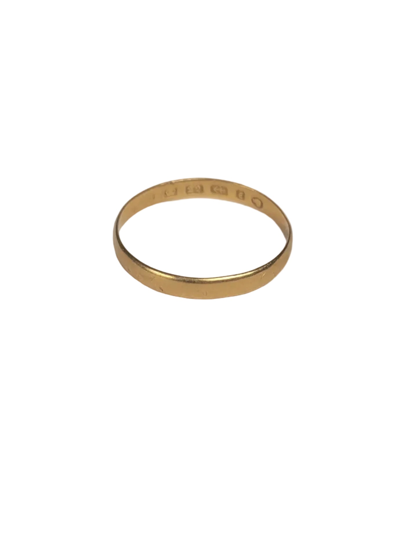 1.4g 22ct gold wedding band