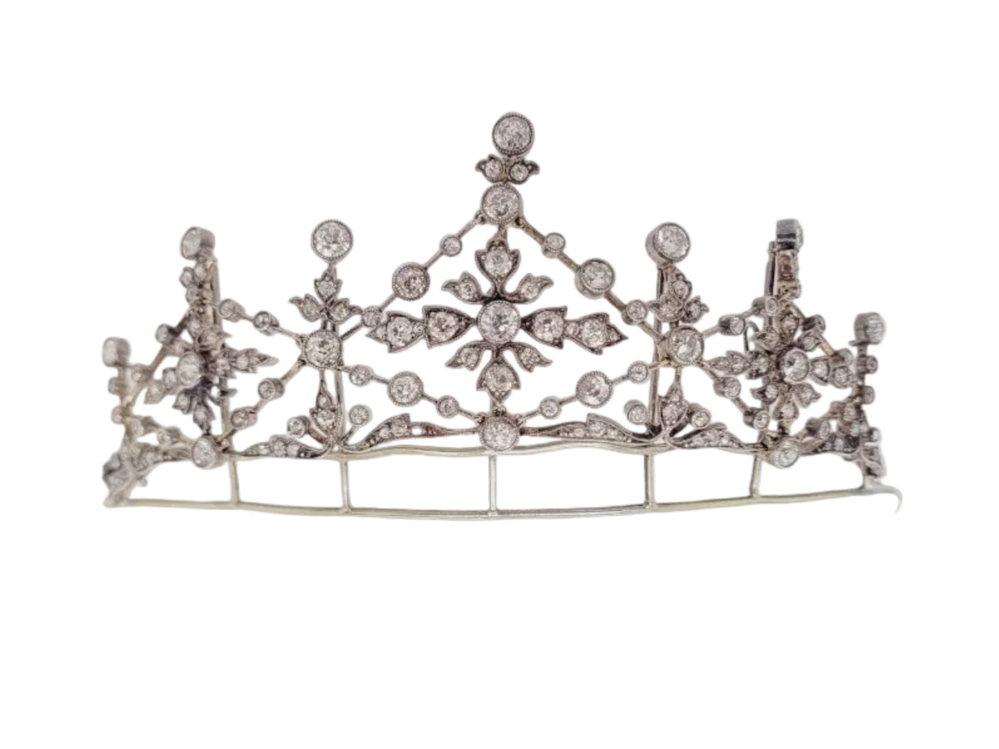 Antique diamond Tiara / necklace sku 9077