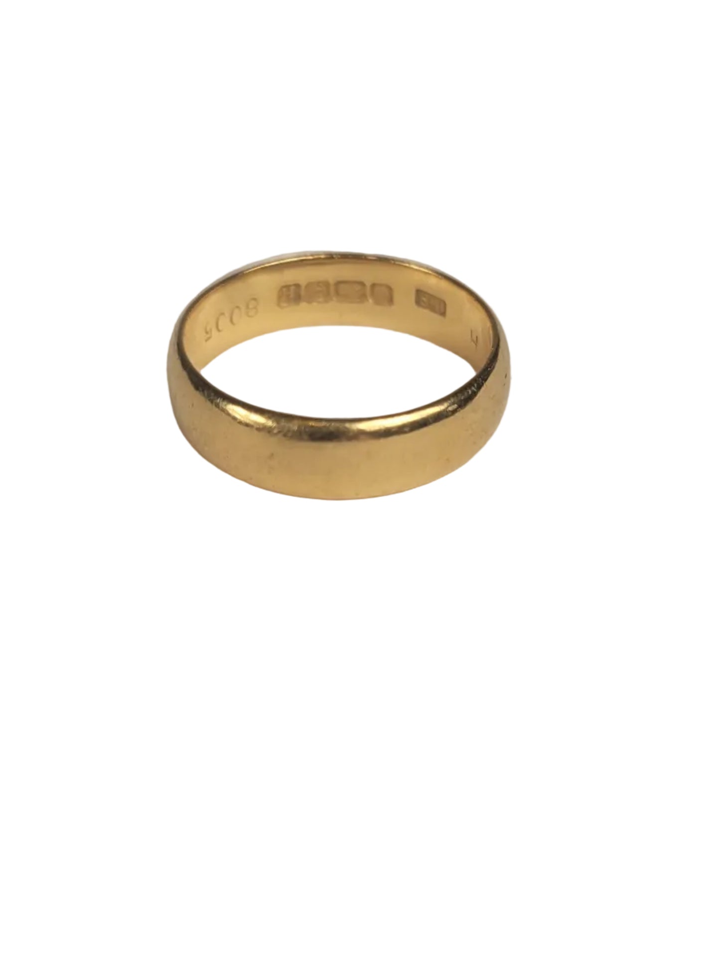 3.7g 22ct gold wedding band