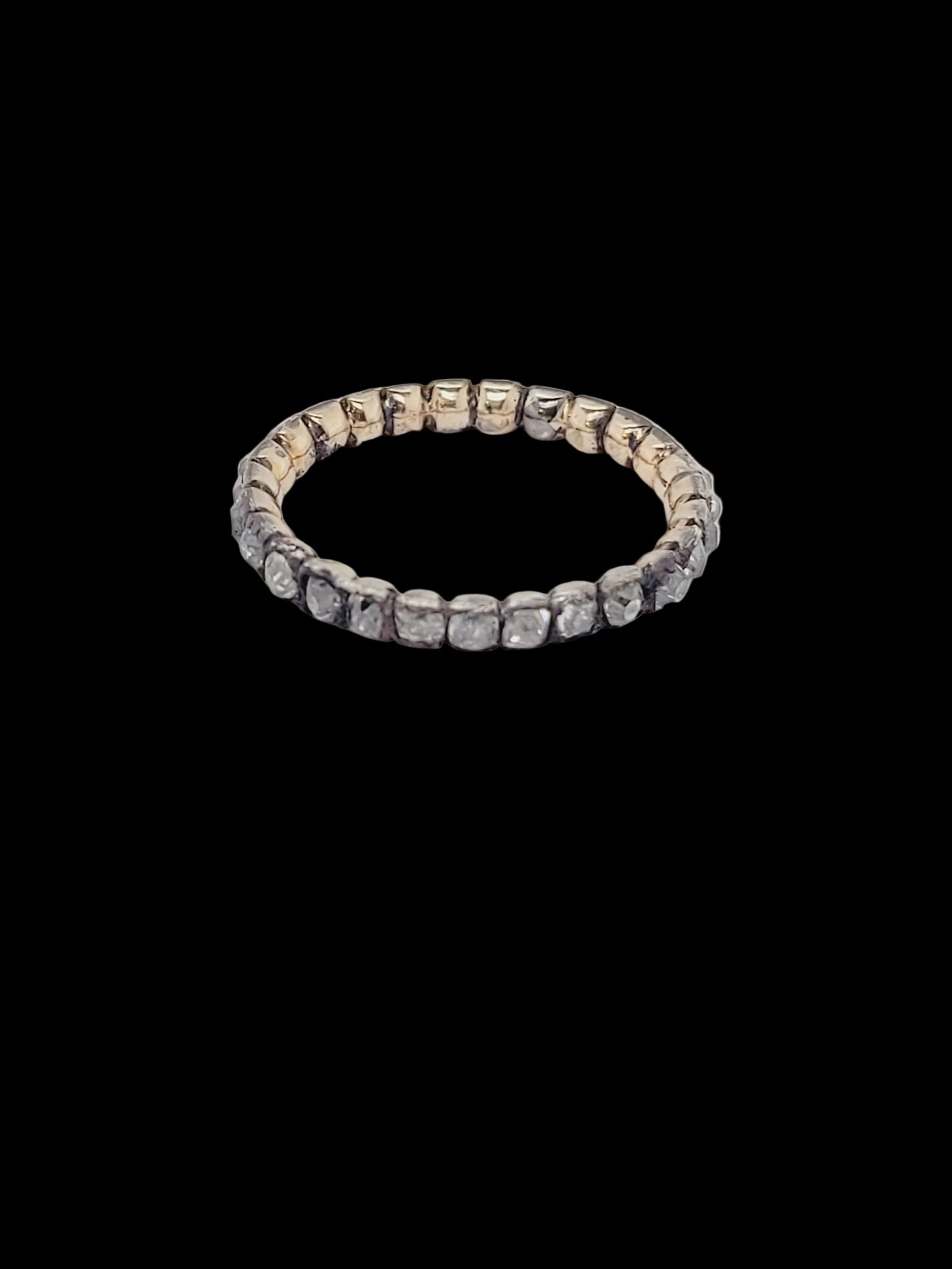 Georgian old mine cut diamond eternity ring sku 8675