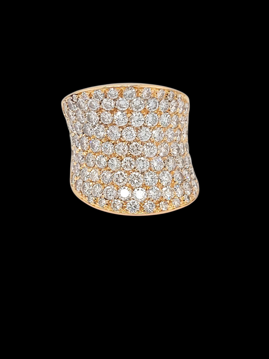 Stylish modern design pave diamond dress ring
SKU: 8151