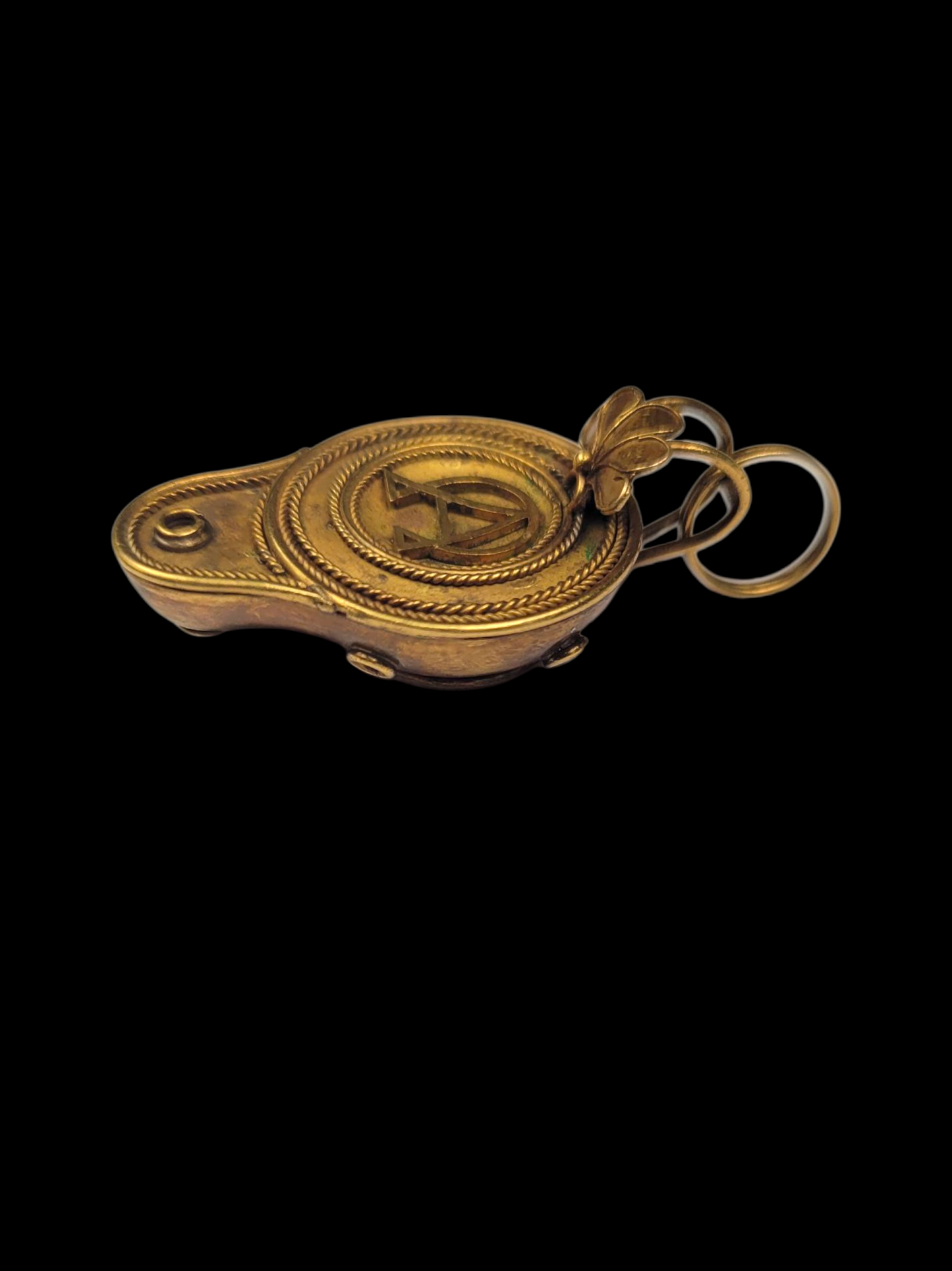 Archaeological 18ct gold Alpha to Omega lamp pendant
SKU: 8236