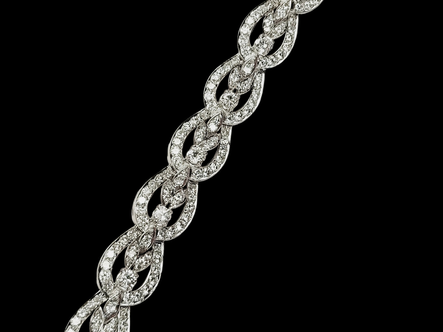Antique diamond bracelet sku 8781