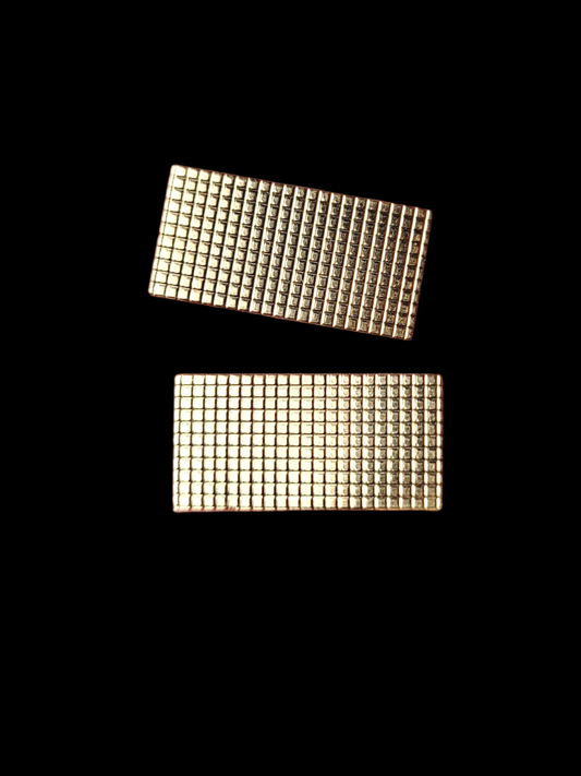 Vintage hobnail design 9ct gold cufflinks swivel fittings sku 8508