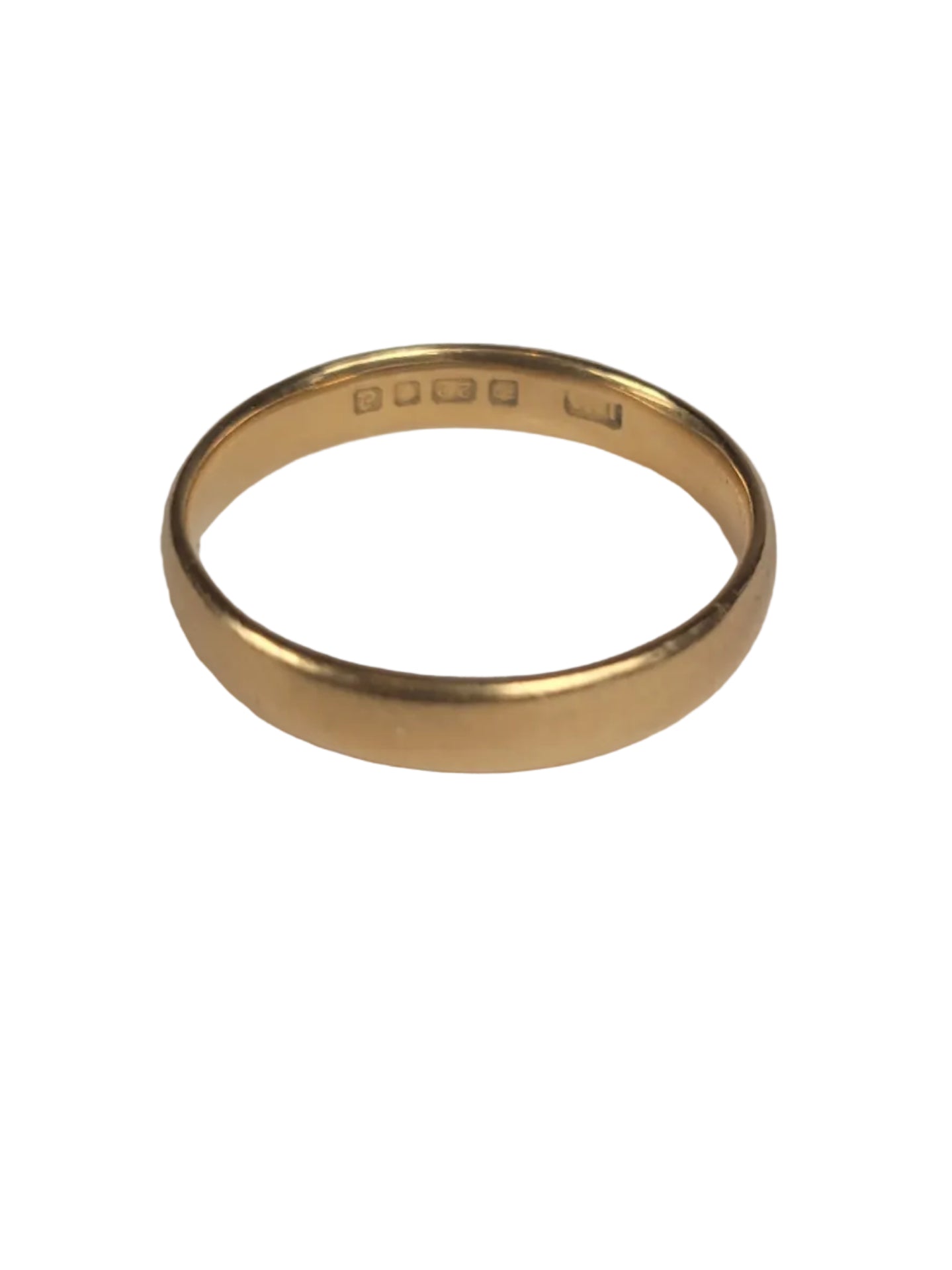3.9g 22ct yellow gold wedding band
