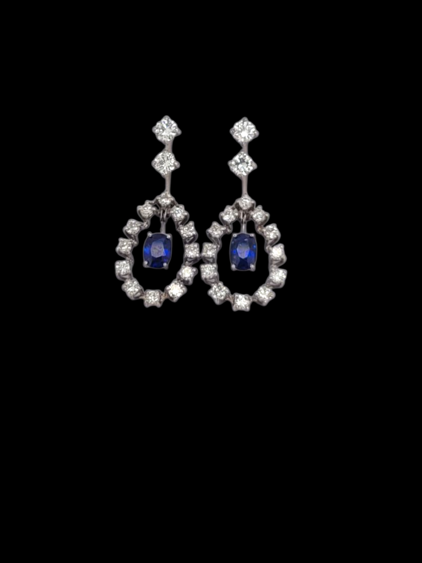 Vintage sapphire and diamond drop earrings
SKU: 8150