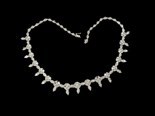 Diamond necklace sku 8904