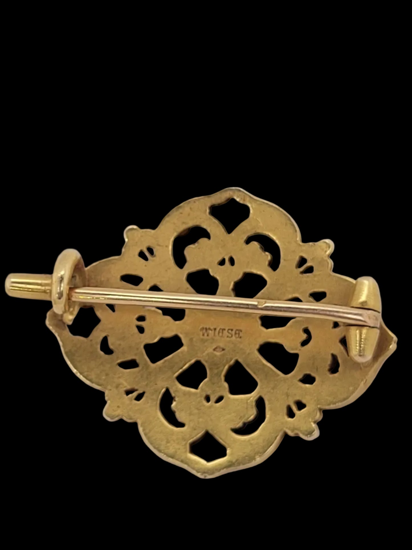 Antique Wiese gold brooch sku 8975
