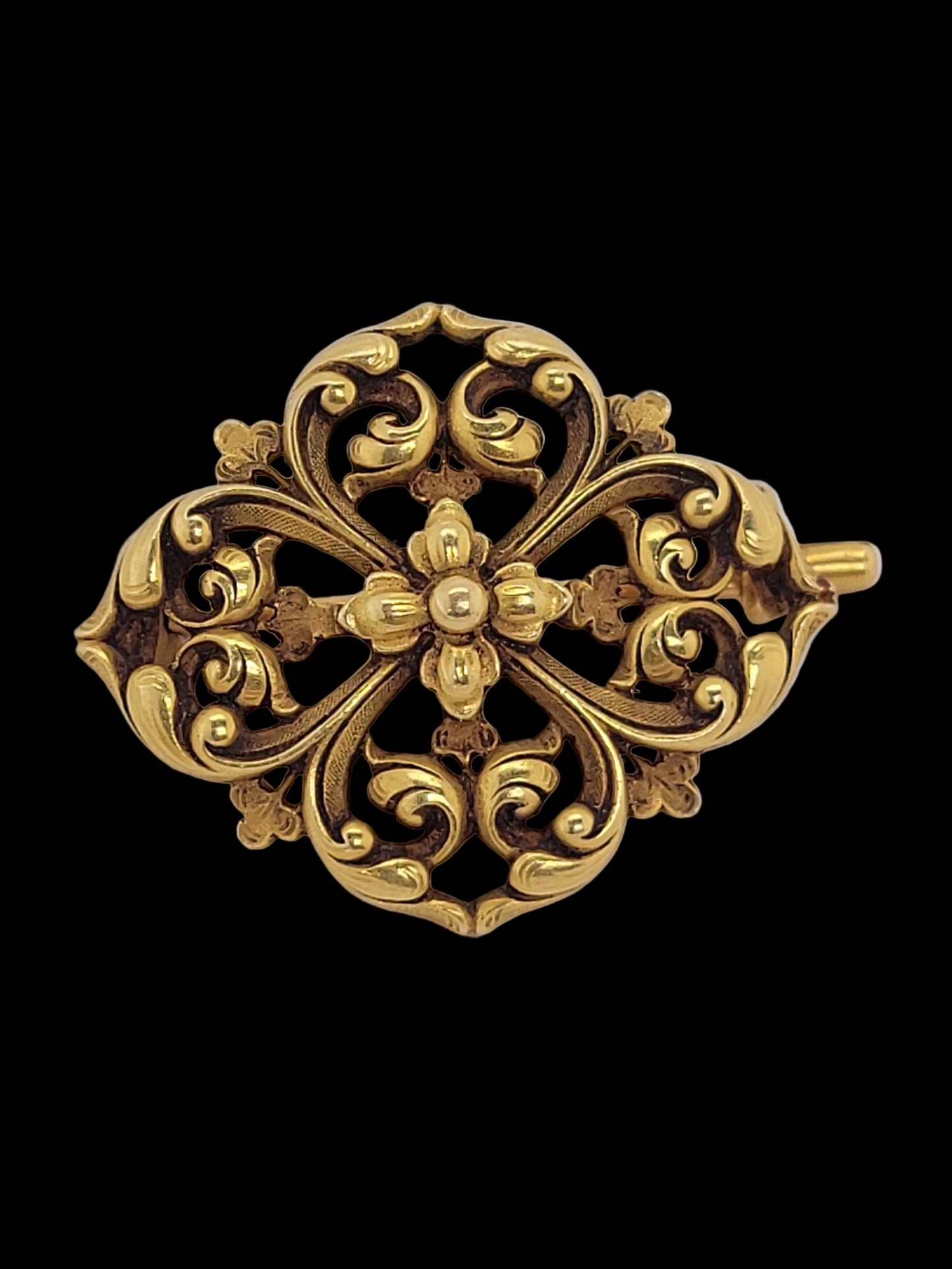 Antique Wiese gold brooch sku 8975