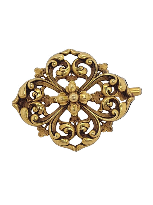 Antique Wiese gold brooch sku 8975
