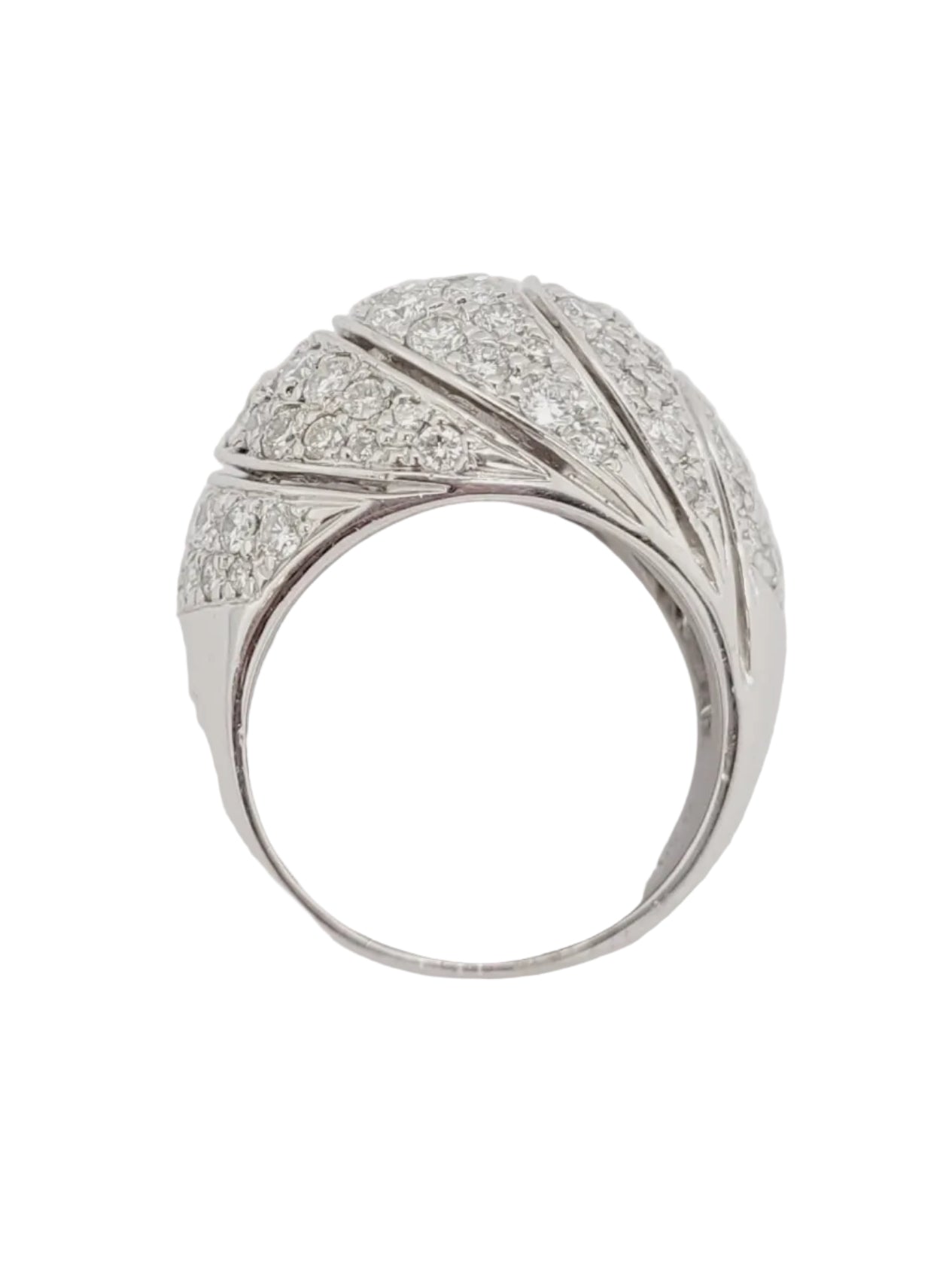 Vintage bombe diamond dress ring sku 9029