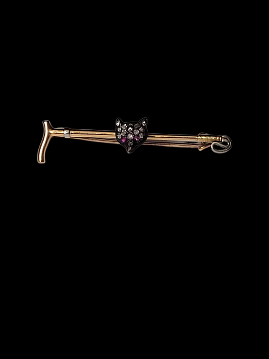 Antique diamond fox pin
SKU: 8283