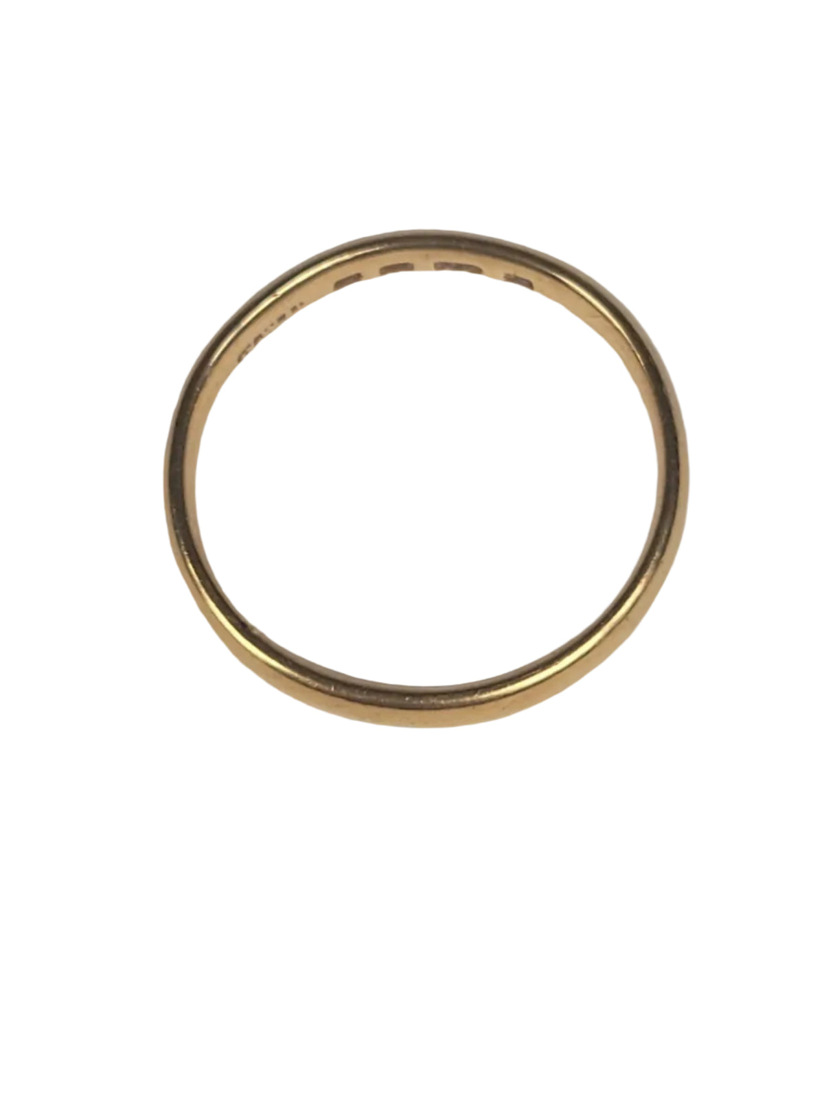 3.4g 22ct gold wedding ring