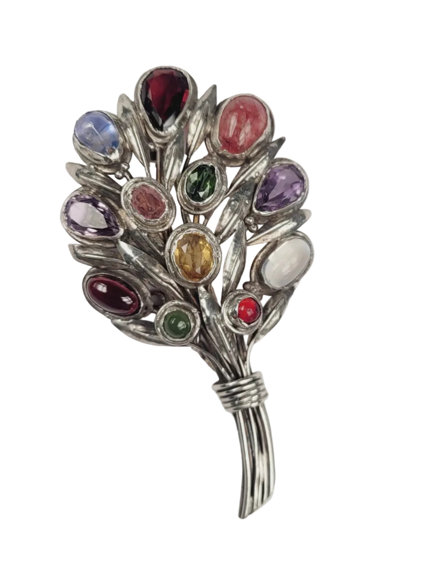 Art's and crafts harlequin spray brooch sku 9154