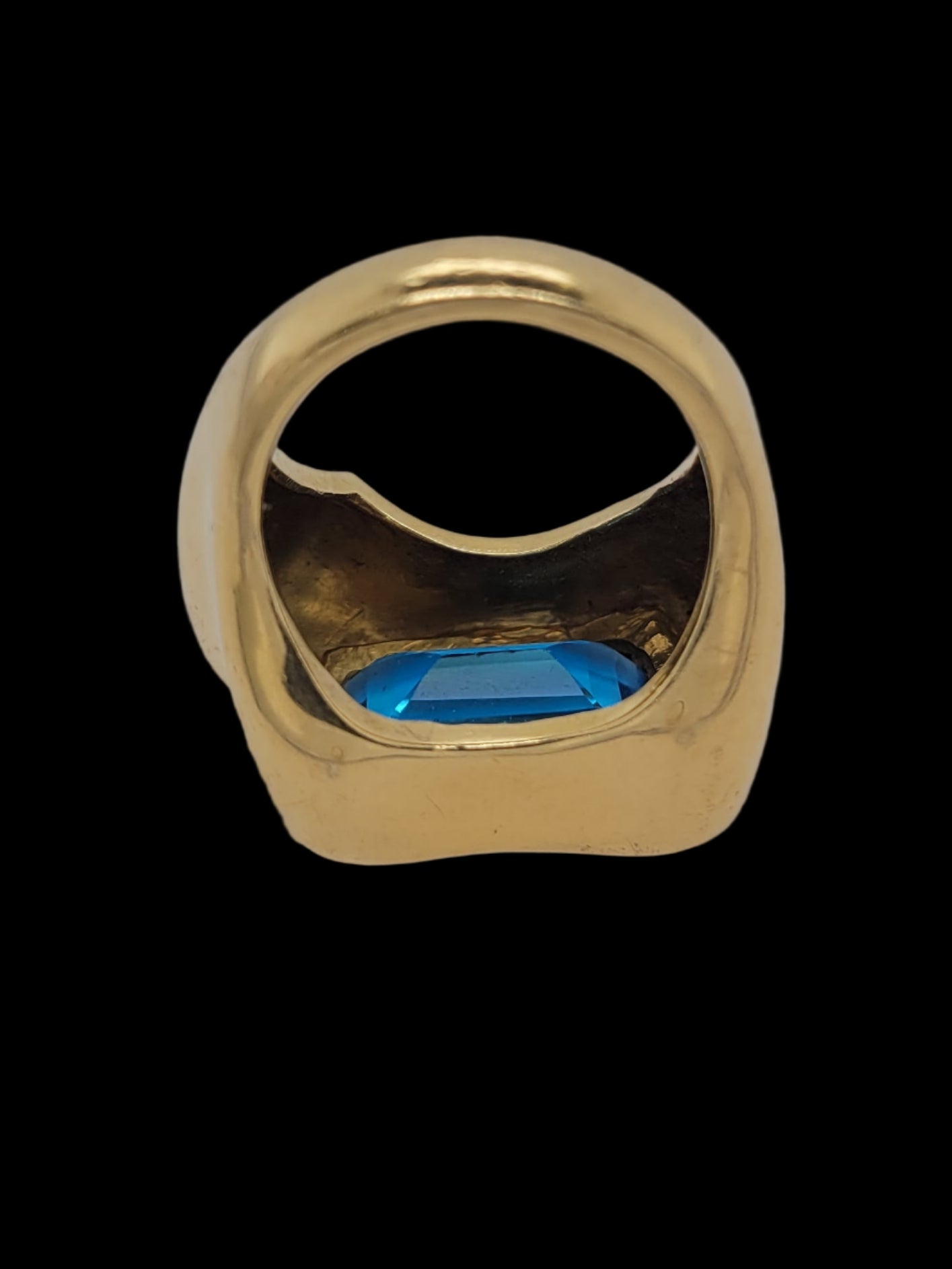 Vintage blue topaz dress ring
sku 8547