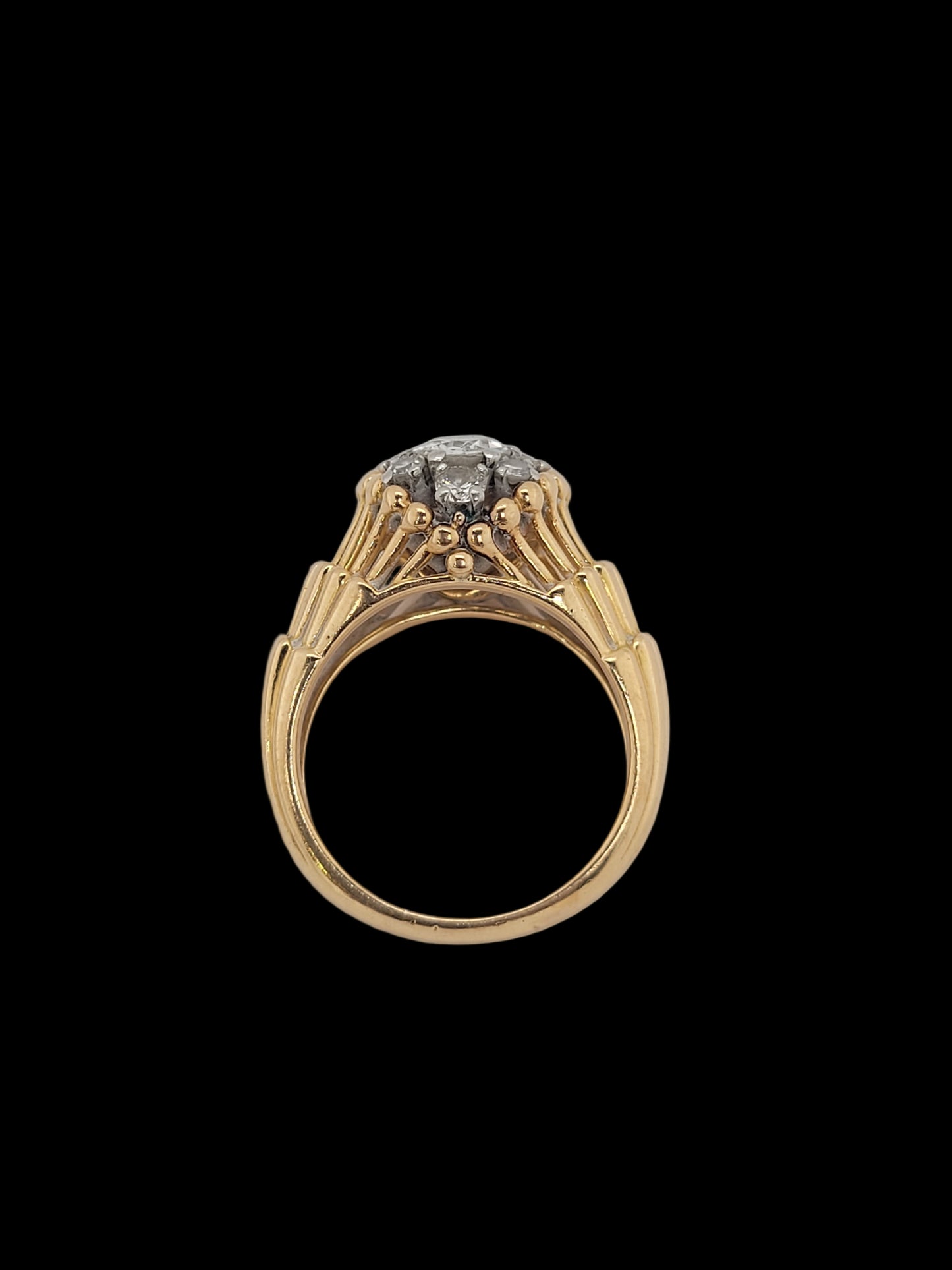 1960's Cool French old cut diamond dress ring
SKU: 8526
