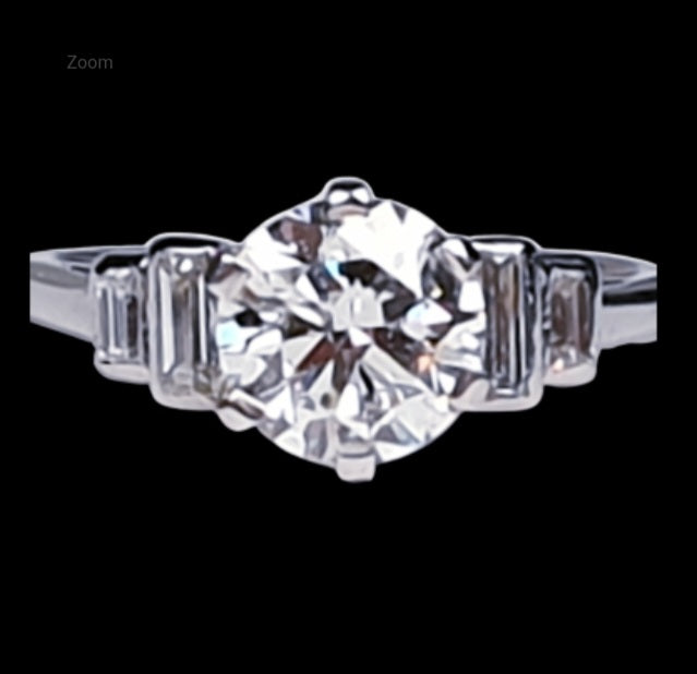 Art deco 1.16ct diamond engagement ring
SKU: 3748