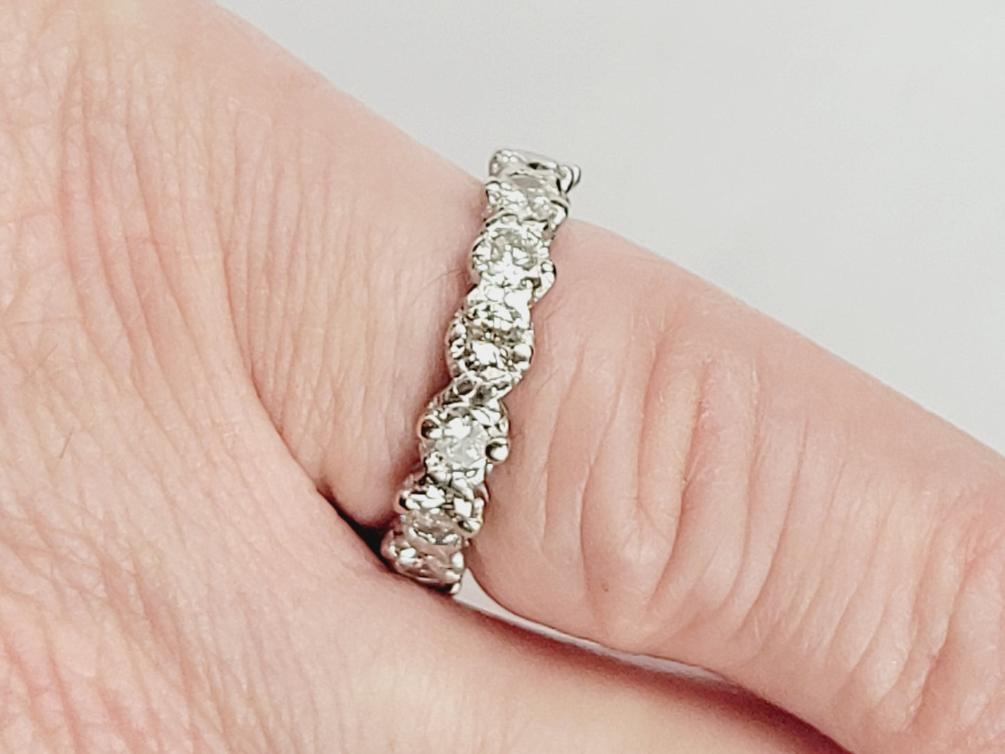 Vintage diamond eternity ring sku 8900